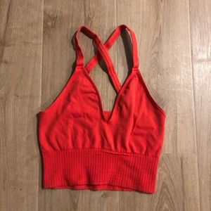 COPY - Free People Movement Red Longline Sports Bra